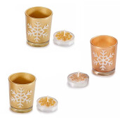 Set 3 candele, 6 lumanari Craciun 11 x 8 x 5 H
