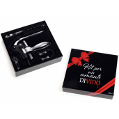 Set cadou, 4 ustensile pentru vin 22 x 20,5 x 6 H
