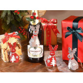 Set 8 ornamente brad Reni ceramica multicolora cm 6 x 4 x 9,5 H