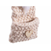 Set 2 figurine Craciun textil multicolor cm 18 x 44 H