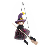 Figurina Halloween Vrajitoare Befana textil LM 24 cm