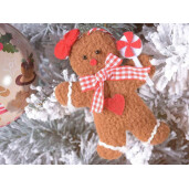 Set 6 ornamente Turta Dulce 8x11 cm