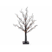 Copac 40 leduri portocalii 10 ramuri 60 cm
