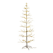 Copac decorativ negru cu leduri Ø 97x180 cm