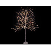 Copac 280 leduri 14 ramuri merisoare 150 cm
