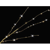 Copac decorativ auriu 2000 leduri, 2.40 H