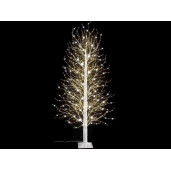 Copac decorativ alb 1700 leduri, 272 ramuri,2.10 H