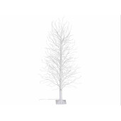 Copac decorativ alb 1700 leduri, 272 ramuri,2.10 H