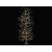 Copac decorativ maro 2000 leduri, 320 ramuri, 2.40 H
