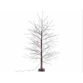 Copac decorativ maro 1300 leduri, 208 ramuri, 1.80 H