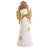 Figurina Inger Craciun textil 10x8x21 cm