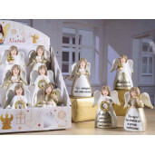 Set 4 figurine Ingeri polirasina multicolora cm 7 x 5 x 11 H