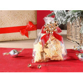 Set 12 fructe padure artificiale aurii Ø 1,3 cm x 10 H