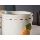 Set 4 borcane decorative Paste 10x13.5 cm