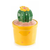 Set 2 borcane ceramica multicolora Cactus 13x19 cm