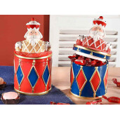 Set 2 borcane Spargatorul de Nuci ceramica multicolora 11.5x22 cm