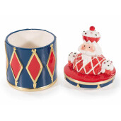 Set 2 borcane Spargatorul de Nuci ceramica multicolora 11.5x22 cm