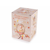 Set 4 borcane Gaina ceramica multicolora 14x10x16 cm