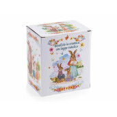 Borcan Paste ceramica multicolora  cm 13 x 9,5 x 15 H