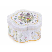 Cutie depozitare metal multicolor cm 12,5 x 12,5 x 6 H