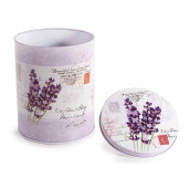 Borcan depozitare metal multicolor Lavanda Ø 7,5 x 9,5 H