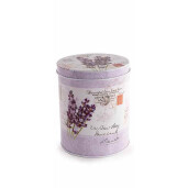 Borcan depozitare metal multicolor Lavanda Ø 11 x 13 H
