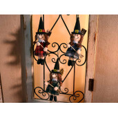 Figurina Halloween Vrajitoare Befana cu saculet textil multicolor JF 10x7x31H