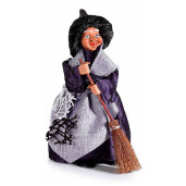 Figurina Halloween Vrajitoare Befana cu recipient pentru dulciuri III cm9,5x11x18H