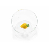 Set 4 pahare sticla decor Lamai 3D Ø 9 cm x 9 H