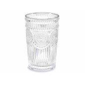 Set 6 pahare sticla Ø 7,5 cm x 12,5 H, 350 ml