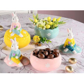 Set 3 decoratiuni Paste ceramica multicolora 13.5x10x18 cm