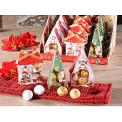 Set 12 bombe baie in cutie cadou Craciun cm 6 x 5 x 14 H, 12 x 15 gr