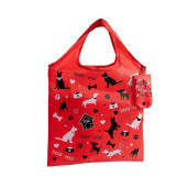 Sacosa cumparaturi poliester multicolor Catelusi cm 37 x 54 H, 12 L