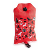 Set 3 sacose cumparaturi poliester multicolor Animals cm 37 x 54 H, 12 L