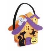 Set 2 gentute Halloween textil multicolor cm 16 x 7,5 x 15 H
