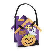 Set 2 gentute Halloween textil multicolor cm 16 x 7,5 x 15 H