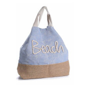 Geanta plaja textil multicolor Beach II cm 50x13x40 H