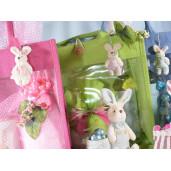 Set 4 gentute iuta multicolora 38x15x58 cm