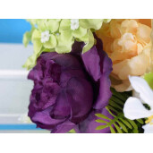 Buchet flori artificiale multicolore 36 cm