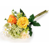 Set 2 buchete flori artificiale multicolore 36 cm