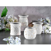 Difuzor parfum camera ceramica gri IIII Ø 9 cm x 9,5 H