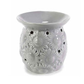 Difuzor parfum camera ceramica gri Ø 9 cm x 9,5 H