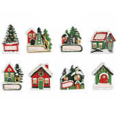 Set 12 magneti Craciun polirasina 3.5x5.5 cm