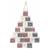 Set 2 Calendare Advent textil multicolor 56.5x71.5 cm