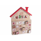 Calendar Advent Craciun cm 30 x 5,5 x 35 H