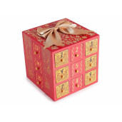 Calendar Advent Craciun  cm 14,5 x 14,5 x 13,5 H