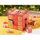 Calendar Advent Craciun  cm 14,5 x 14,5 x 13,5 H