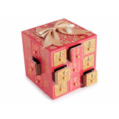 Calendar Advent Craciun  cm 14,5 x 14,5 x 13,5 H
