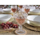 Set 6 pahare sticla Ø 8 cm x 15,5 H, 250 ml