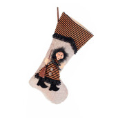 Ciorap decorativ Halloween Befana textil multicolor cm 22 x 35 H